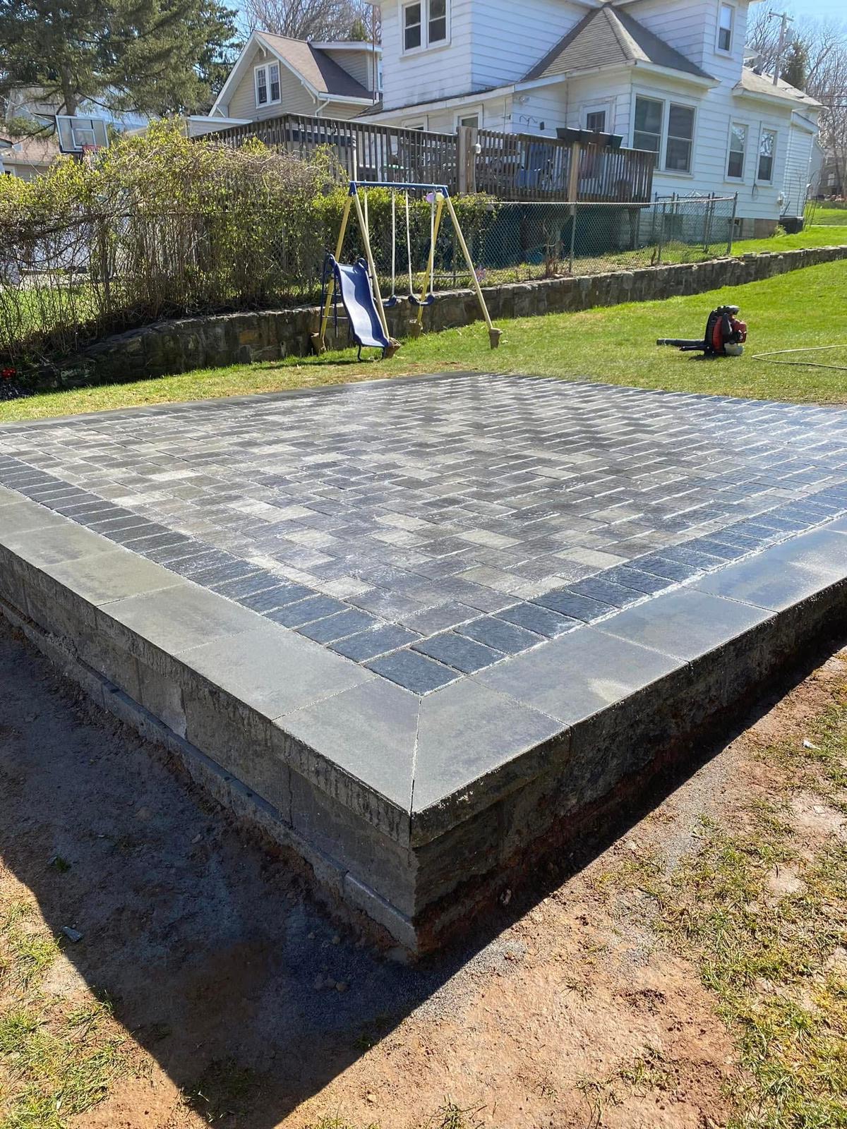 Paver patio installation Morris County NJ